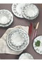 Hermia Terra 24 Juego de cena de porcelana Multicolor
